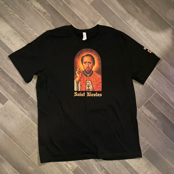 unknown Other - Saint Nicholas Cage Mens XXL T-Shirt